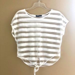 Small Coverup Front tie Top